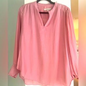 Loft pink blouse- Medium
